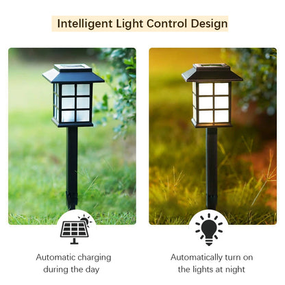 Automate Your Garden's Glow: 8 Pack Waterproof Solar Pathway Lights for Yard, Patio, Walkway & Driveway Landscape Decor
