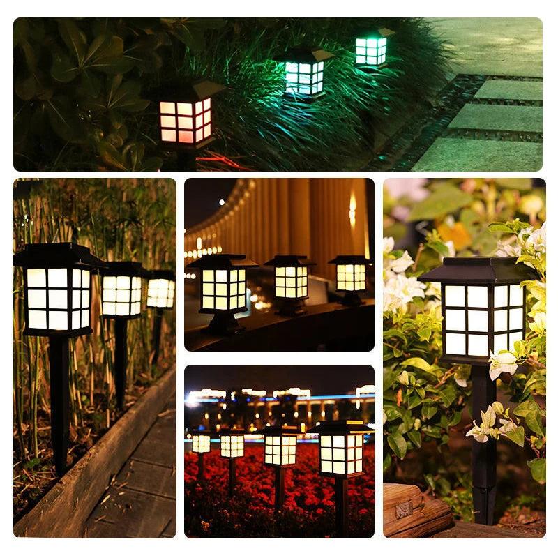 Automate Your Garden's Glow: 8 Pack Waterproof Solar Pathway Lights for Yard, Patio, Walkway & Driveway Landscape Decor