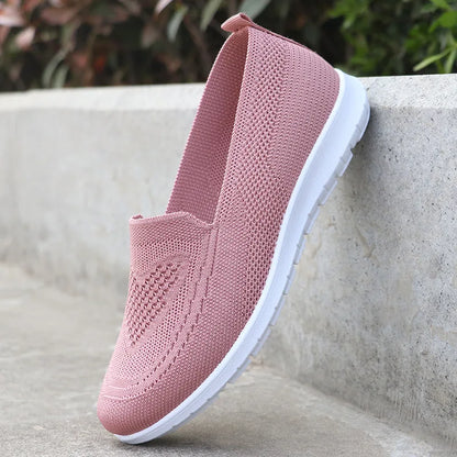 Womens Summer Shoes Soft Sole Casual Flats For Ladies New Moms Single Shoes Lightweight Breathable  5