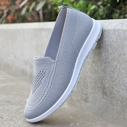 Womens Summer Shoes Soft Sole Casual Flats For Ladies New Moms Single Shoes Lightweight Breathable  8