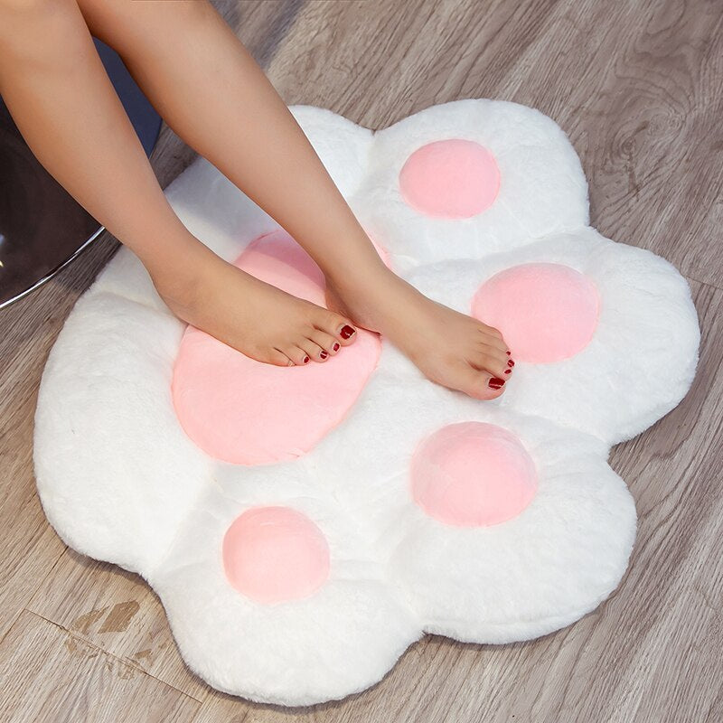 Giant Cat Paw Floor Cushion Chair,Soft Plush Stuffed Butt Pad for Kawaii Home Decor, Office Napping, and Lounge Seating
