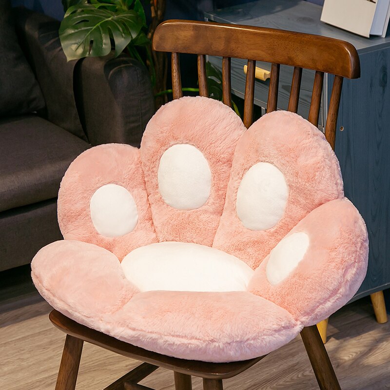 Giant Cat Paw Floor Cushion Chair,Soft Plush Stuffed Butt Pad for Kawaii Home Decor, Office Napping, and Lounge Seating