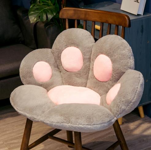Giant Cat Paw Floor Cushion Chair,Soft Plush Stuffed Butt Pad for Kawaii Home Decor, Office Napping, and Lounge Seating