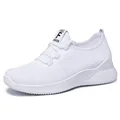 Women Casual Shoes Fashion, Breathable Walking Mesh Flat Shoes Sneakers, Gym Vulcanized Shoes, Purple Female Footwear