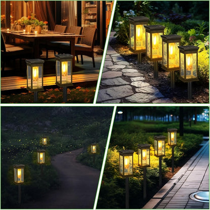 Automatic Solar Lights For Landscape Lighting IP65 Waterproof Lawn  Courtyard Lights For Pedestrian 5
