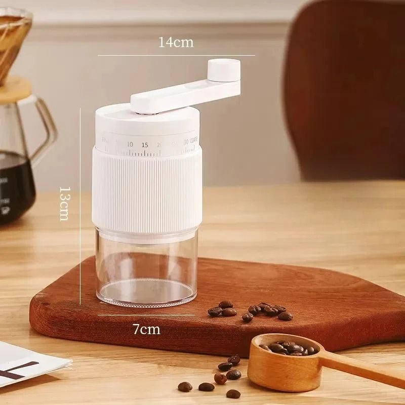 Portable Electric Manual Coffee Bean Grinder 30 Adjustable Gears Rechargeable Burr Grinder For Espr 6