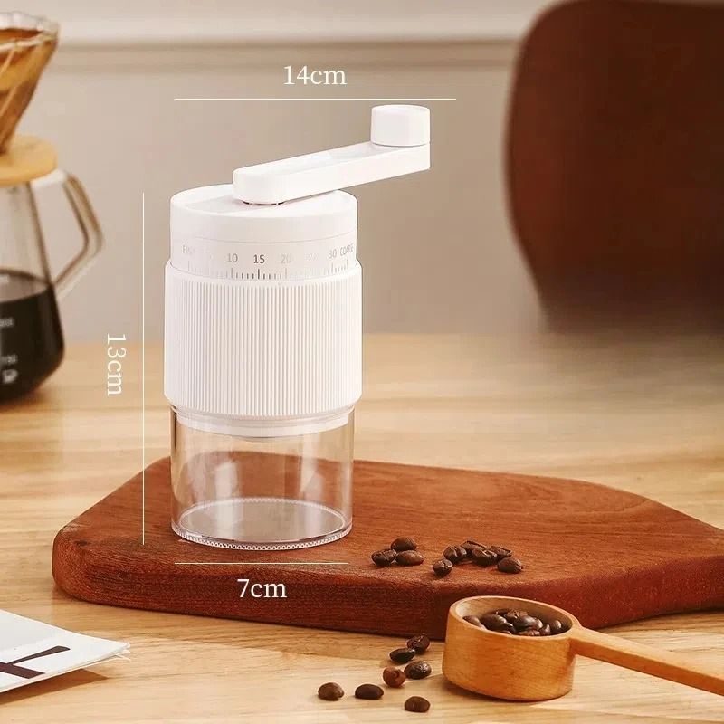Portable Electric Manual Coffee Bean Grinder 30 Adjustable Gears Rechargeable Burr Grinder For Espr 8