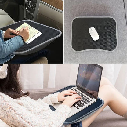 Multifunctional Laptop Desk With Cushion Foam Filled Pillow Table And Hard Mouse Pad 1