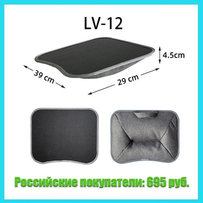 Multifunctional Laptop Desk With Cushion Foam Filled Pillow Table And Hard Mouse Pad 8
