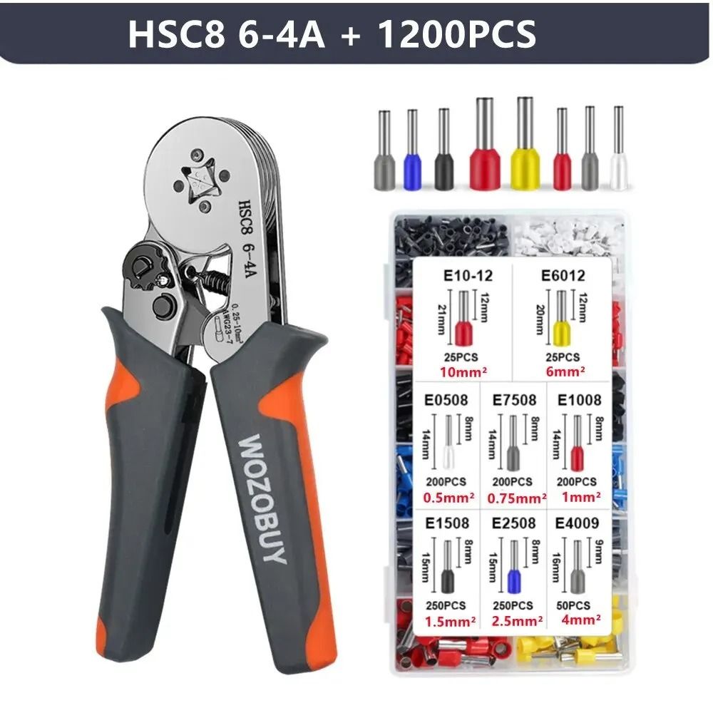 Ferrule Sleeves Terminal Crimping Tool Mini Electrical Pliers Wire Connection Repair Clamp 9