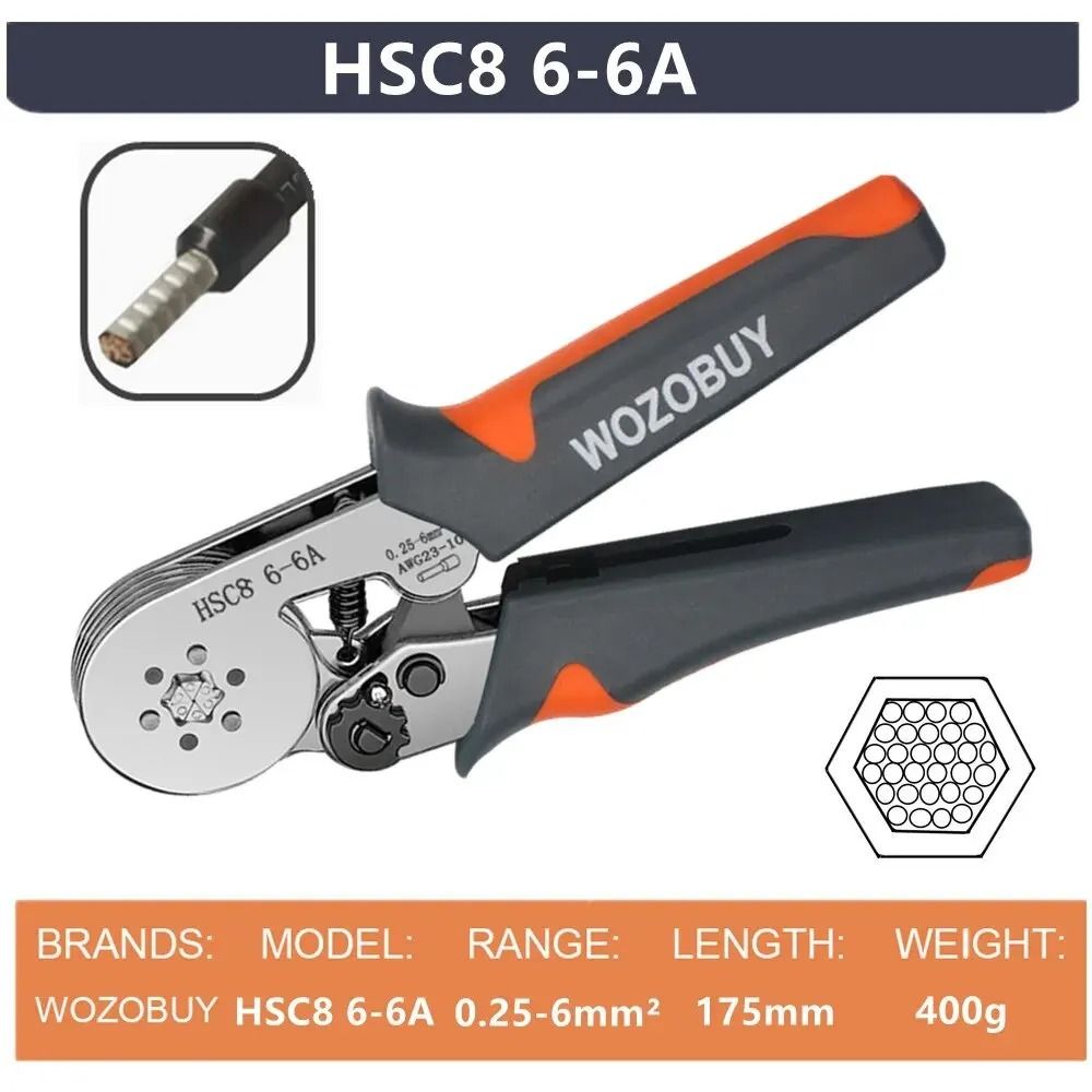 Ferrule Sleeves Terminal Crimping Tool Mini Electrical Pliers Wire Connection Repair Clamp 5