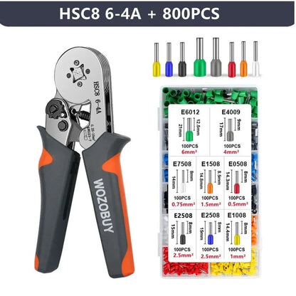 Ferrule Sleeves Terminal Crimping Tool Mini Electrical Pliers Wire Connection Repair Clamp 8