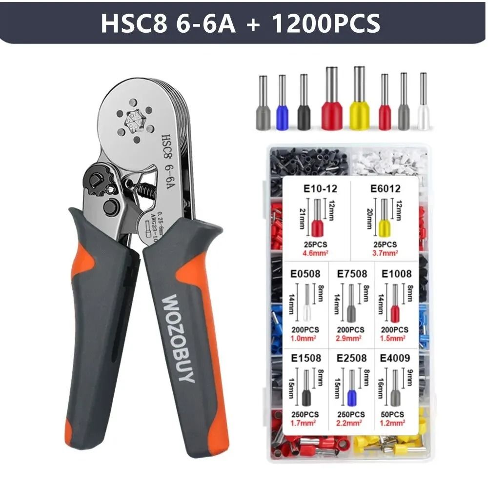 Ferrule Sleeves Terminal Crimping Tool Mini Electrical Pliers Wire Connection Repair Clamp 13
