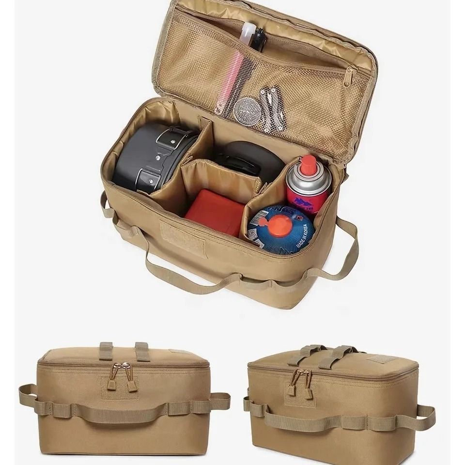 Outdoor Camping Gas Tank Storage Bag Large Capacity Tool Bag Picnic Cookware Utensils Kit Bag 1