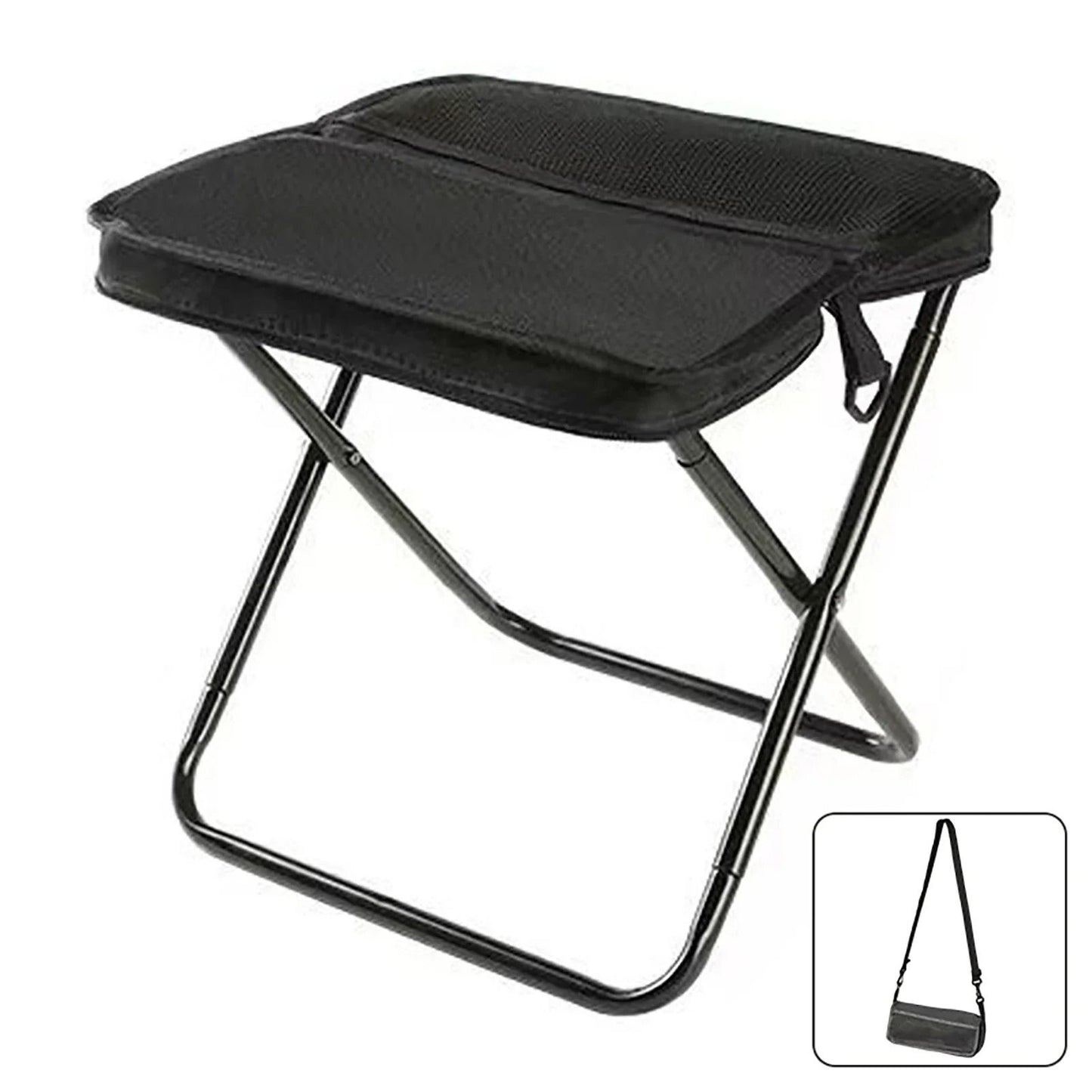 Foldable Backpack Stool Portable Camping Chair Lightweight Outdoor Fishing Travel Seat 13