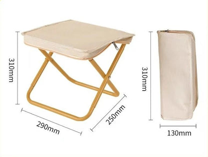 Foldable Backpack Stool Portable Camping Chair Lightweight Outdoor Fishing Travel Seat 15