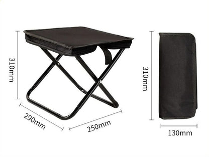 Foldable Backpack Stool Portable Camping Chair Lightweight Outdoor Fishing Travel Seat 16