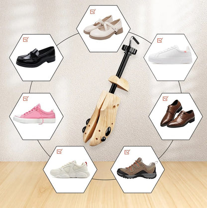 Wooden Shoe Stretcher Adjustable Shoe Trees Expander For Men And Women 5