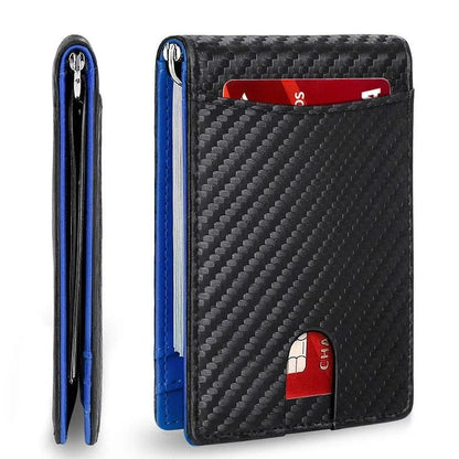 Synthetic Leather Slim Smart Wallet For Men Credit Card Holder Money Clip 12