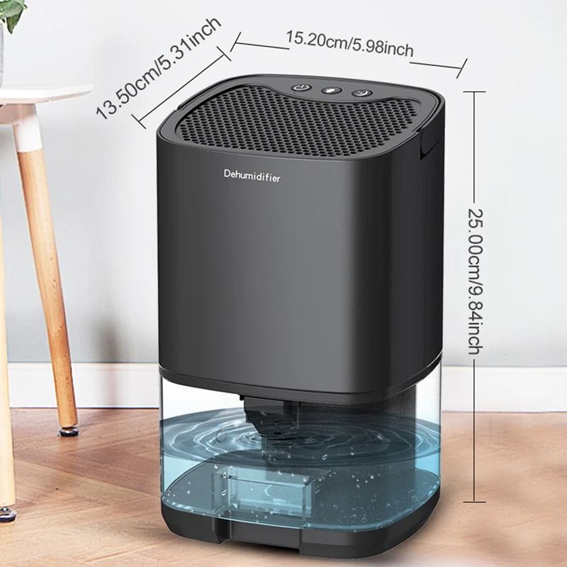 Air Dehumidifier Mute Moisture Absorber For Home Bedroom Office Kitchen 5