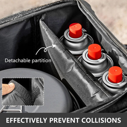 Outdoor Camping Bag 26L Folding Gas Tank Storage Bag Picnic Cookware Container 3