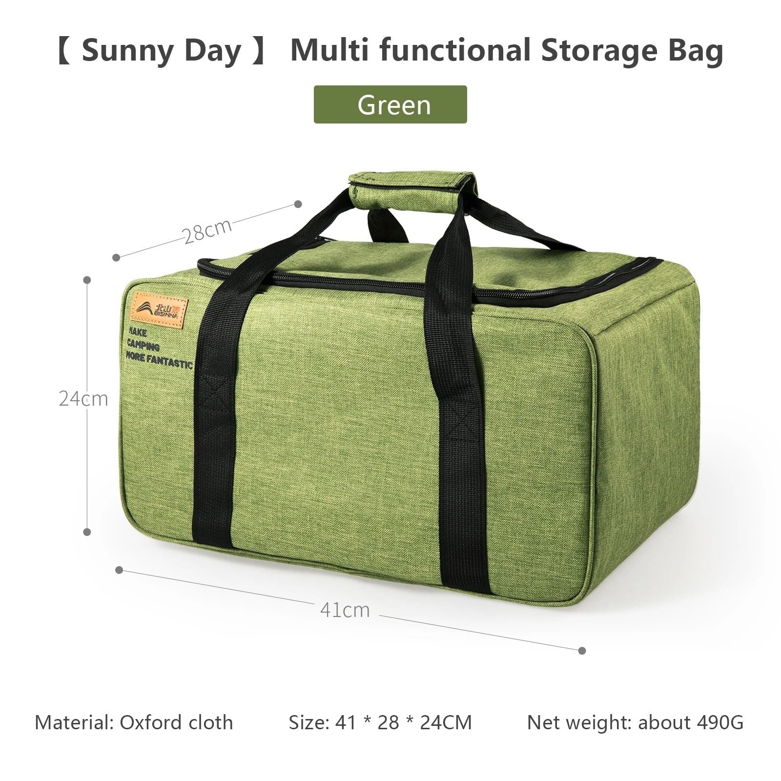 Outdoor Camping Bag 26L Folding Gas Tank Storage Bag Picnic Cookware Container 8