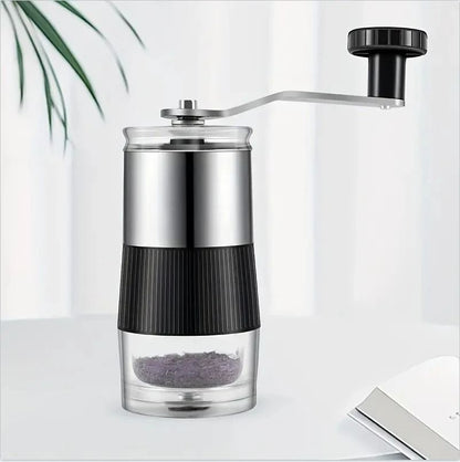 Mini Manual Coffee Grinder with Stainless Steel Ceramic Core Portable Hand Crank