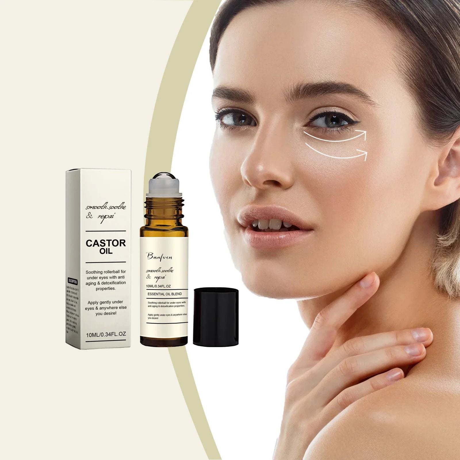 Castor Oil Eye Serum Anti Wrinkle Dark Circle And Puffiness Remover 5