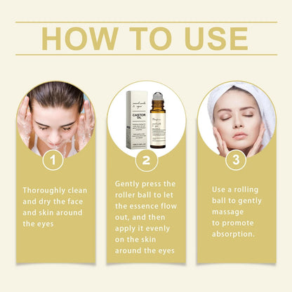 Castor Oil Eye Serum Anti Wrinkle Dark Circle And Puffiness Remover 6