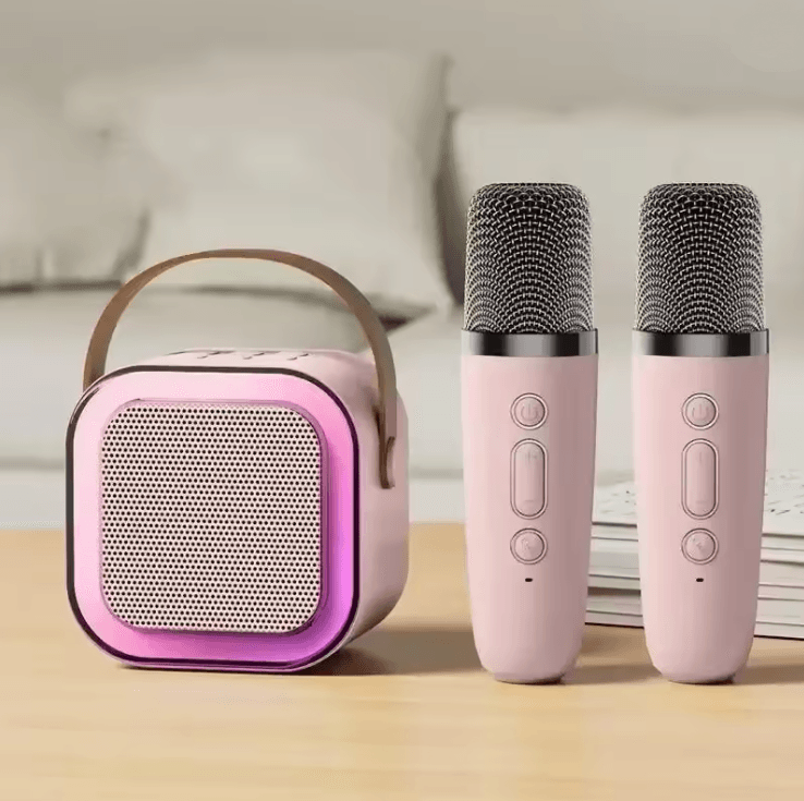 Portable Bluetooth Speaker Karaoke Machine With Microphone 4