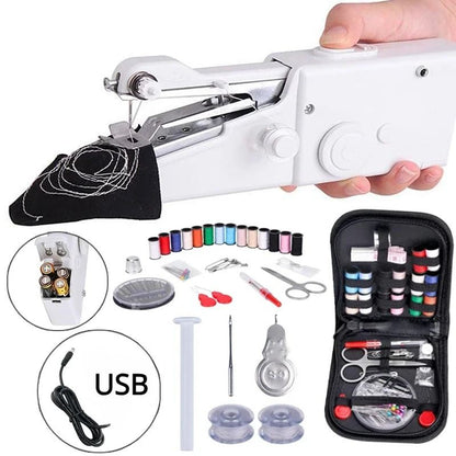 Portable Handheld Sewing Machine for Quick Repairs and DIY Crafts