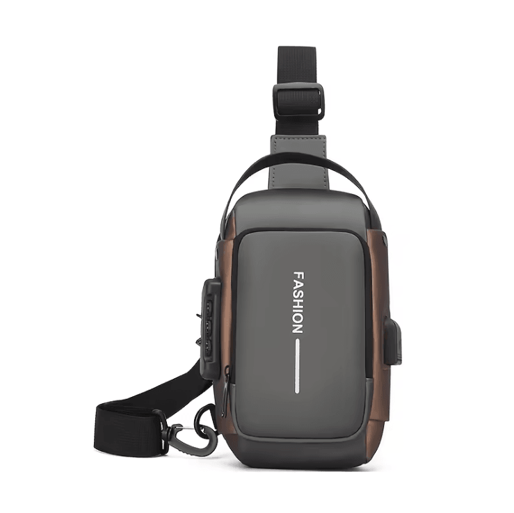 Mens Sling Bag Crossbody Chest Pack With Phone Pocket 4