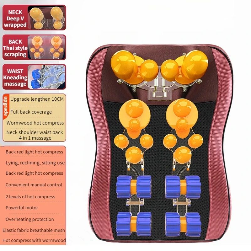 Full Body Electric Massage Cushion For Back Waist Neck Shoulder Relaxation 6