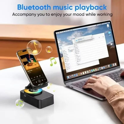 Bluetooth Speaker Power Bank Phone Holder 5 In 1 Portable Wireless Device 3