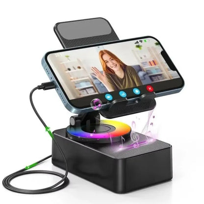 Bluetooth Speaker Power Bank Phone Holder 5 In 1 Portable Wireless Device 5