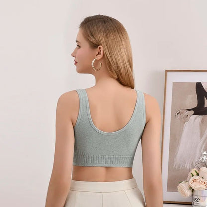 Cotton Wirefree Tube Top Bra Wrapped Chest Beauty Back Lingerie 5