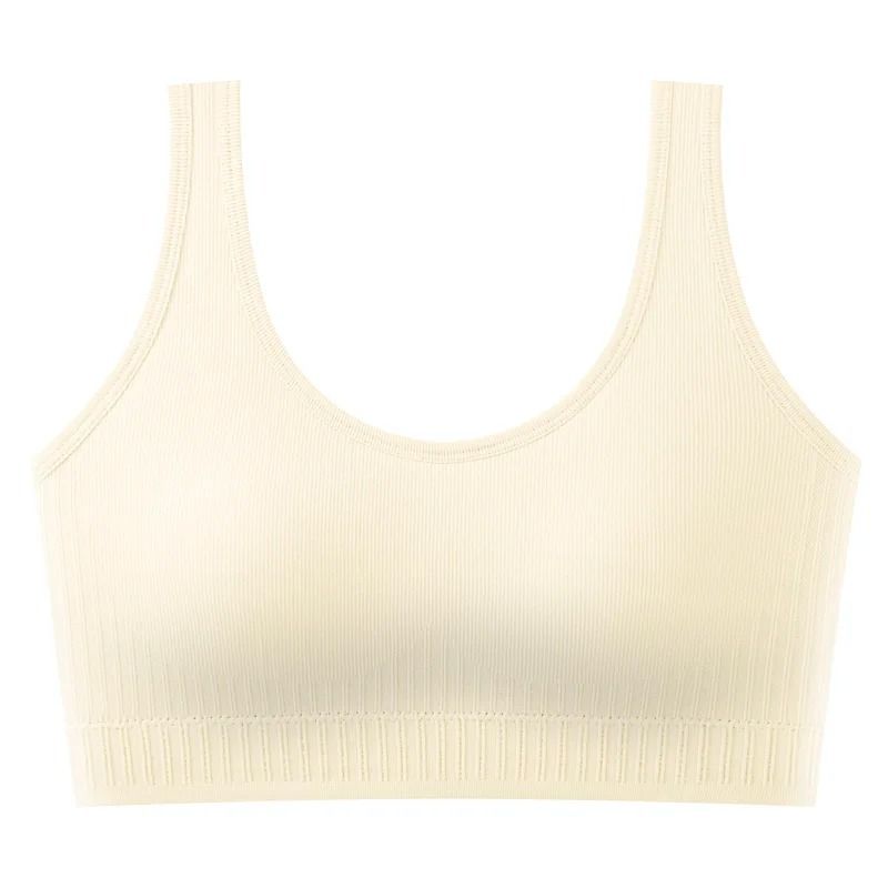 Cotton Wirefree Tube Top Bra Wrapped Chest Beauty Back Lingerie 8