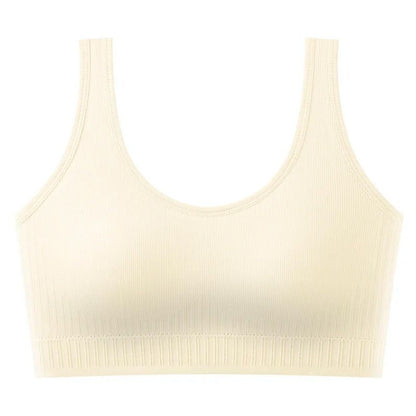 Cotton Wirefree Tube Top Bra Wrapped Chest Beauty Back Lingerie 8