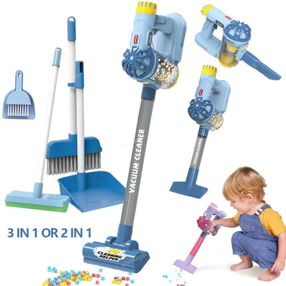 Kids Role Play Vacuum Cleaner Cleaning Set Educational Toy for Girls and Boys