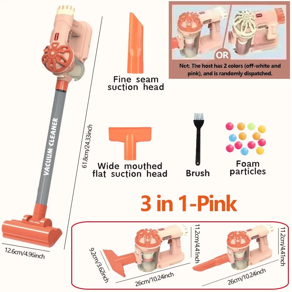 Kids Role Play Vacuum Cleaner Cleaning Set Educational Toy For Girls And Boys 12