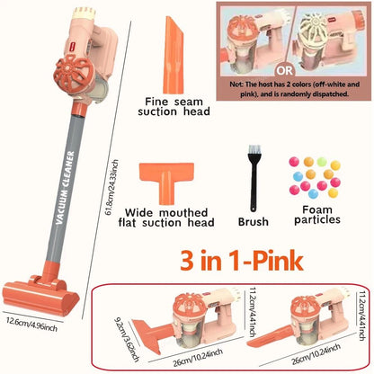 Kids Role Play Vacuum Cleaner Cleaning Set Educational Toy For Girls And Boys 12