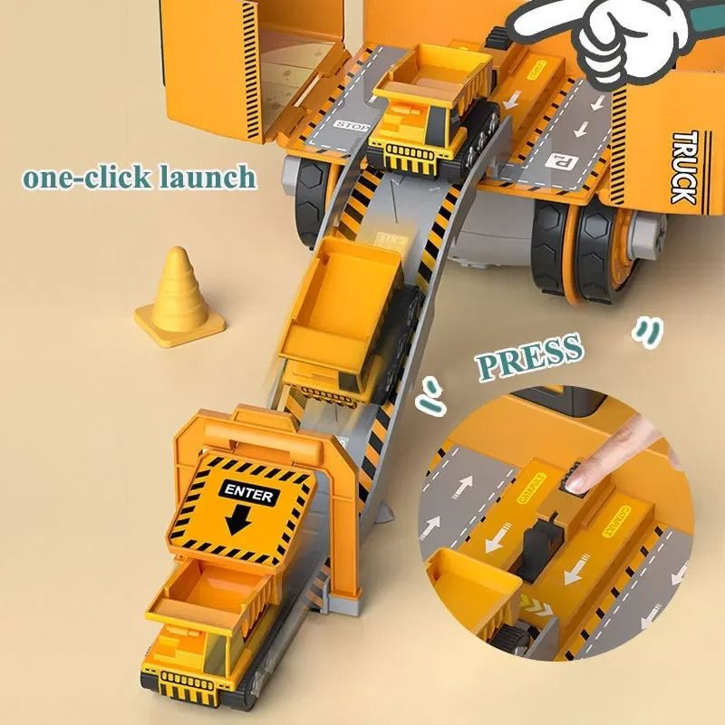 Kids Engineering Vehicle Assembly Set With Tools Educational Construction Toy 4