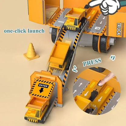 Kids Engineering Vehicle Assembly Set With Tools Educational Construction Toy 4