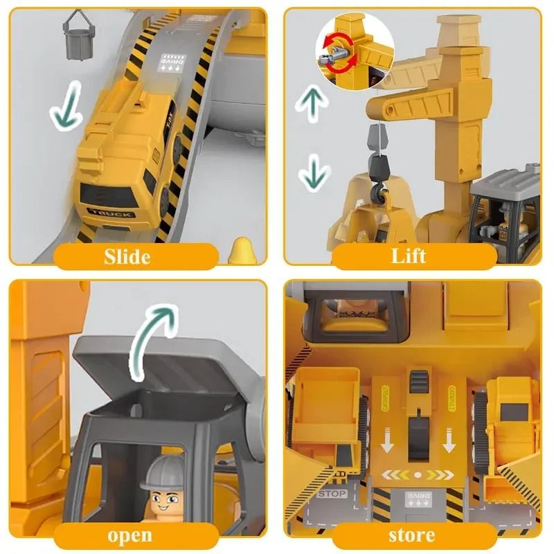 Kids Engineering Vehicle Assembly Set With Tools Educational Construction Toy 5