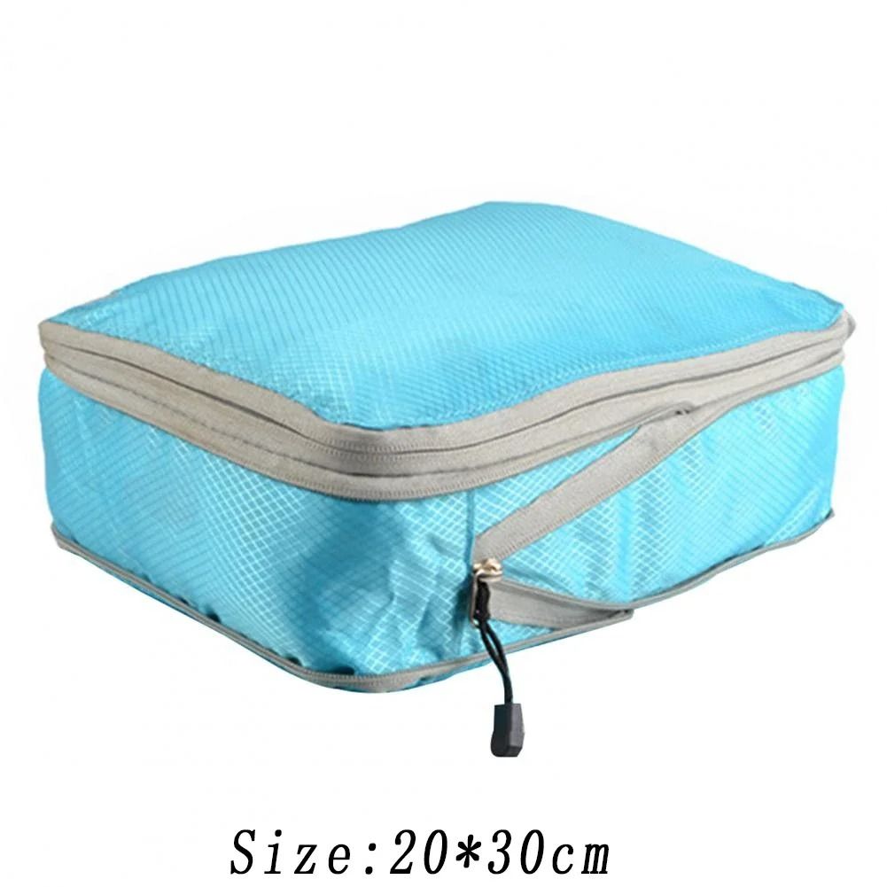 Travel Compression Packing Cubes Set Foldable Luggage Organizer Bags 14