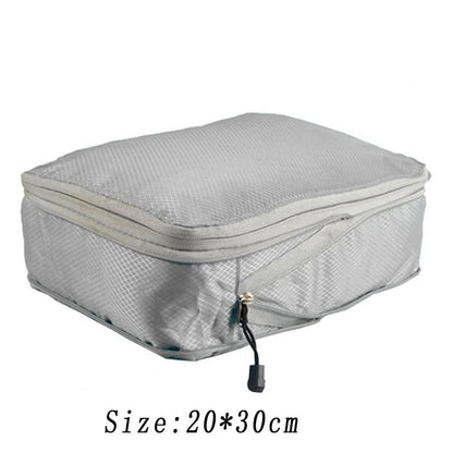 Travel Compression Packing Cubes Set Foldable Luggage Organizer Bags 15