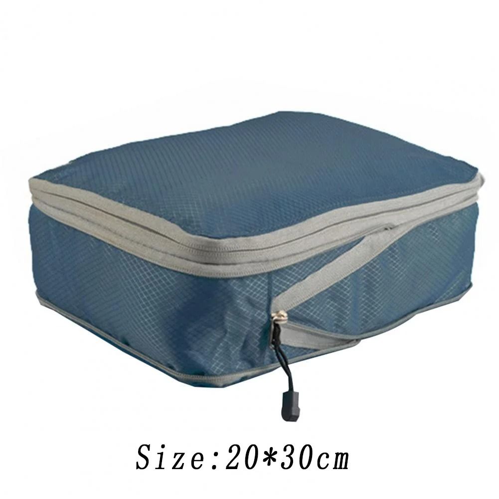 Travel Compression Packing Cubes Set Foldable Luggage Organizer Bags 17