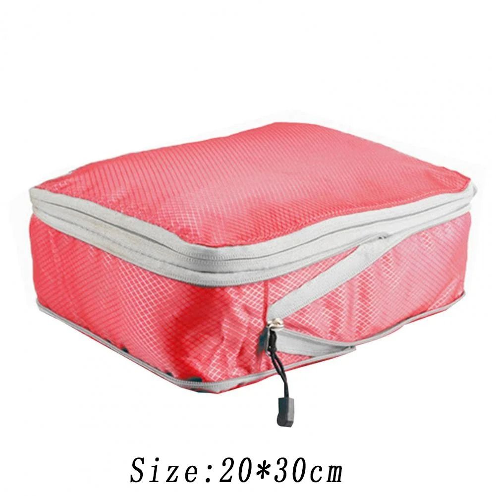 Travel Compression Packing Cubes Set Foldable Luggage Organizer Bags 7