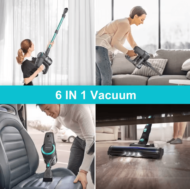 Cordless Upright Vacuum Cleaner Ultra Lightweight Stick For Carpet Hard Floor And Pet Hair 2
