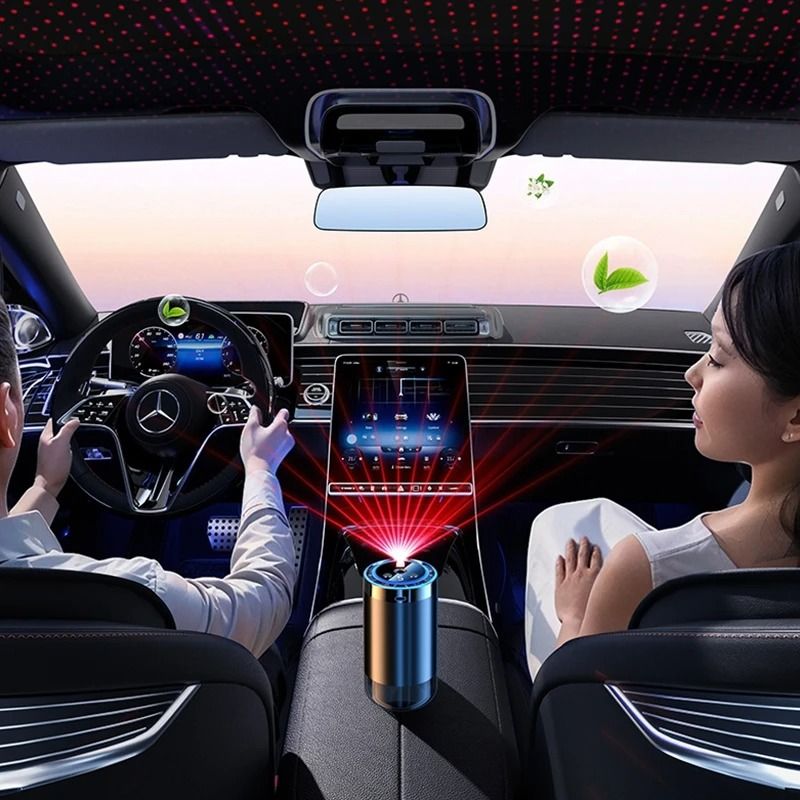 Smart Car Diffuser Humidifier With Air Freshener And Essential Oil Modes 3
